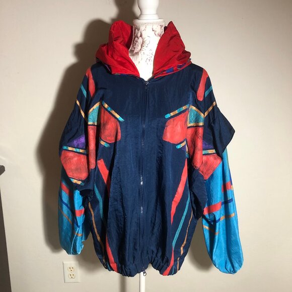 Rare Vintage Ann Original Seattle Jacket Signed “Drizzle Dazzle” | Hand-Painted - Picture 5 of 14